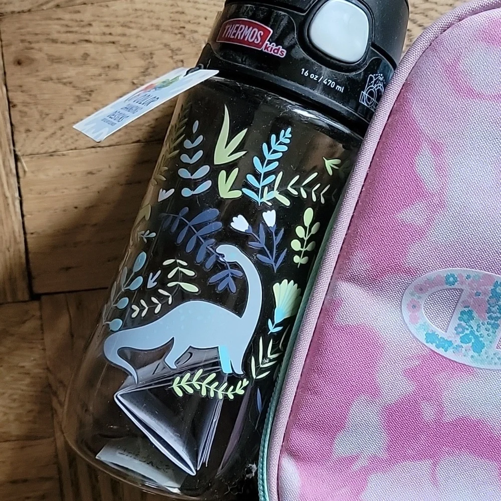 CHAMPION/BUNDLE/Pink Tie-Dye Lunch Bag/THERMOS Water Bottle